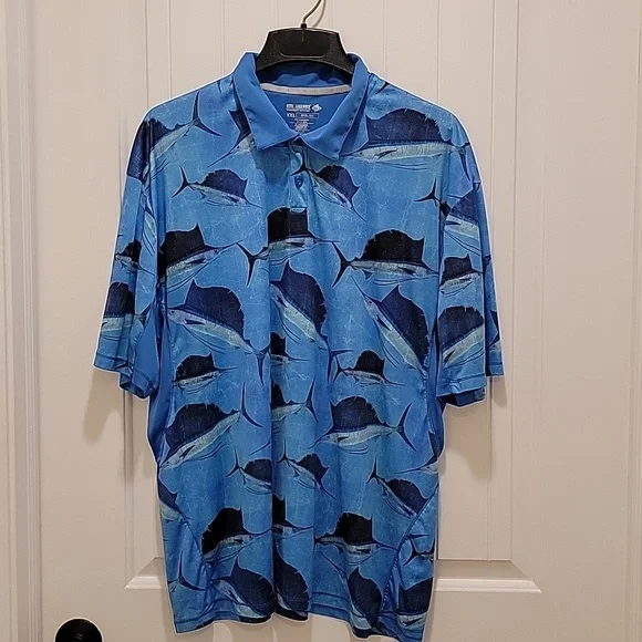 Reel Legends Reel-Tec Activewear/Sportswear Polo Shirt Size XXL - Picture 7 of 7